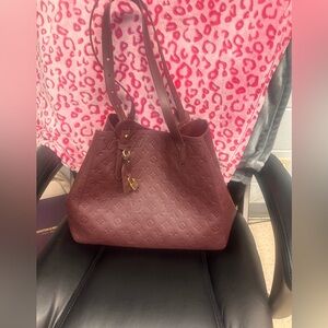 Beautiful Burgundy Tote Purse